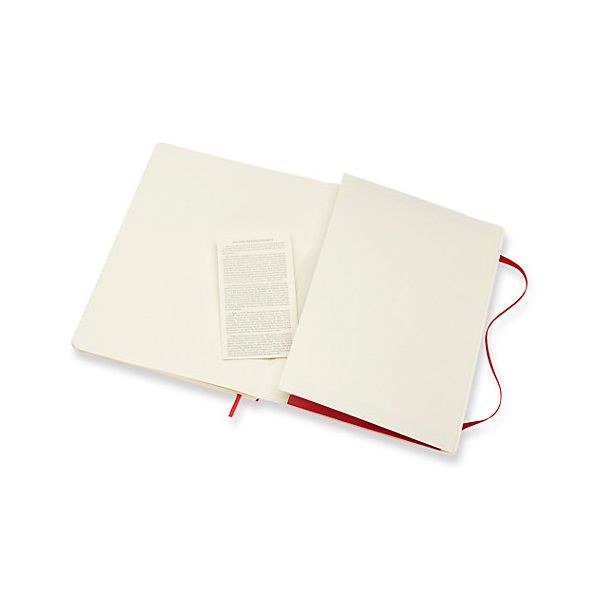 Moleskine Scarlet Red Extra Large Ruled Notebook Hard Cover