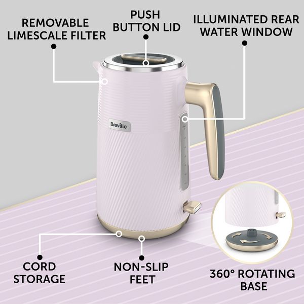 Breville Obliq Kettle Lilac