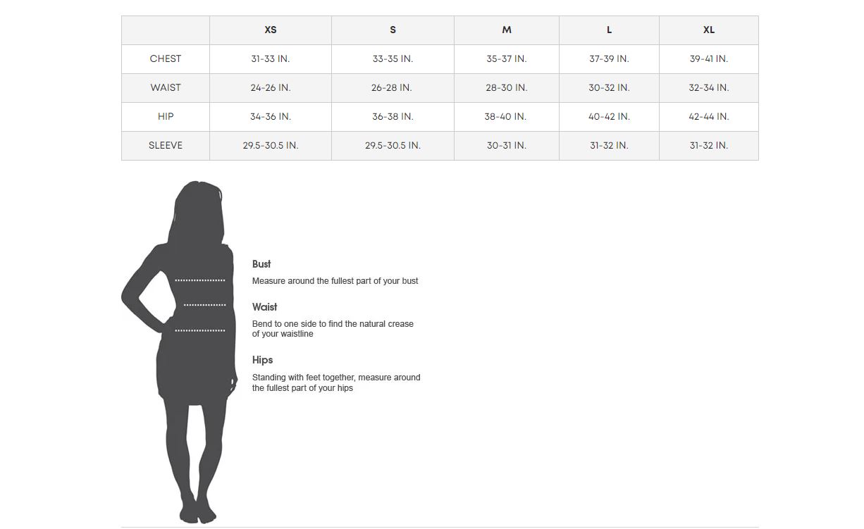 Herschel Size Guides