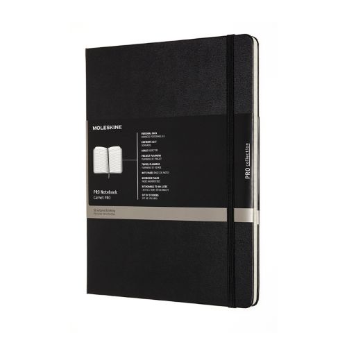 Moleskine - Pro Notebook XL Hard Cover Black