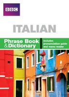 BBC ITALIAN PHRASE BOOK & DICTIONARY