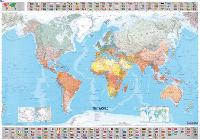 World - Michelin rolled & tubed wall map Paper, The: Wall Map