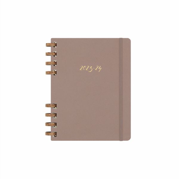 Moleskine 2024 12Month XL Student Life Spiral PlannerCrush Almond