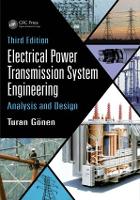Electrical Power Transmission System Engineering: Analysis and Design, Third Edition (PDF eBook)