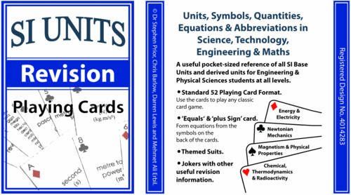 S.I. Units (Revision) Playing Cards: Units, Symbols, Quantities, Equations & Abbreviations in Science, Technology, Engineering & Maths