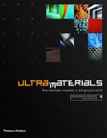 Ultra Materials: How Materials Innovation is Changing the World