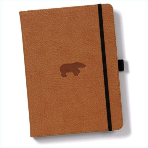 Dingbats* Wildlife A5+ Brown Bear Notebook - Dotted