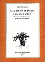 Handbook of Tswana Law and Custom, A