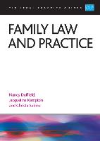 Family Law and Practice 2023: Legal Practice Course Guides (LPC)