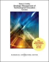 Ebook: Strategic Management of Technological Innovation (PDF eBook)