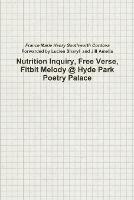 Nutrition Inquiry, Free Verse, Fitbit Melody @ Hyde Park Poetry Palace (Project Number 2)