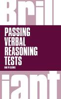 Brilliant Passing Verbal Reasoning Tests PDF eBook: Everything You Need To Know To Practice And Pass Verbal Reasoning Tests (ePub eBook)