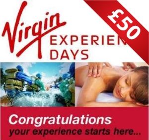 Virgin Experience Day Gift Cards 10.00 to 100.00