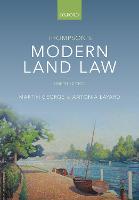 Thompson's Modern Land Law (ePub eBook)