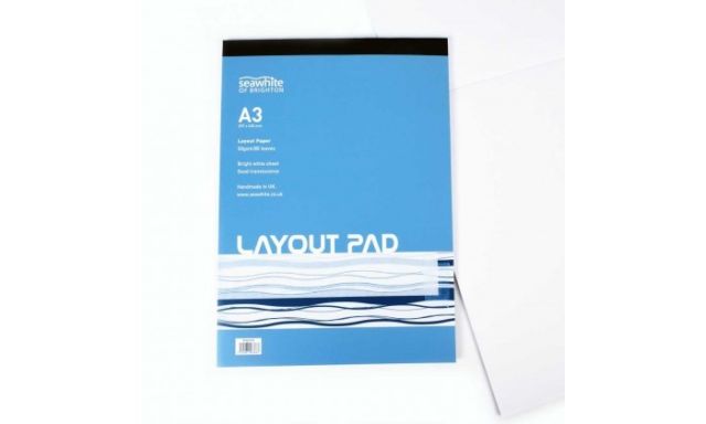 Seawhite Layout Pad 50gsm A3 80 Leaves