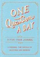One Question a Day: A Five-Year Journal