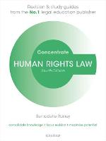 Human Rights Law Concentrate: Law Revision and Study Guide