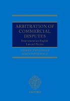Arbitration of Commercial Disputes: International and English Law and Practice (PDF eBook)