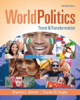 World Politics: Trend and Transformation, 2016 - 2017 (PDF eBook)