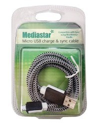 Mediastar Micro USB Charge & Sync Cable