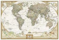 World Executive, Poster Size, Tubed: Wall Maps World