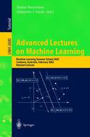 Advanced Lectures on Machine Learning (PDF eBook)