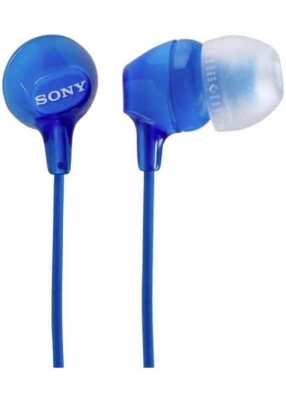 Sony EX15LP In-Ear Lightweight Headphones - Blue