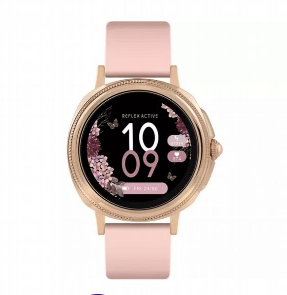 Reflex Series 25 Pink Rose Gold Calling Smart Watch