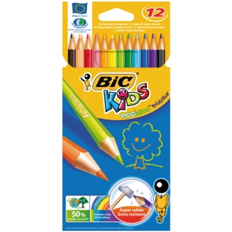 Bic Colouring Pencil Wallet of 12 829029