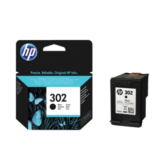 HP 302 Black Ink Cartridge F6U66AE