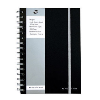 Pukka A5 Poly Jotta Notebook Black [Pp00719] - Pack of 3