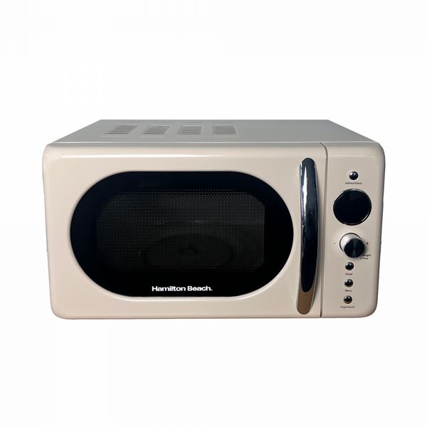 Hamilton Beach Retro Microwave 20L, 700W, Cream