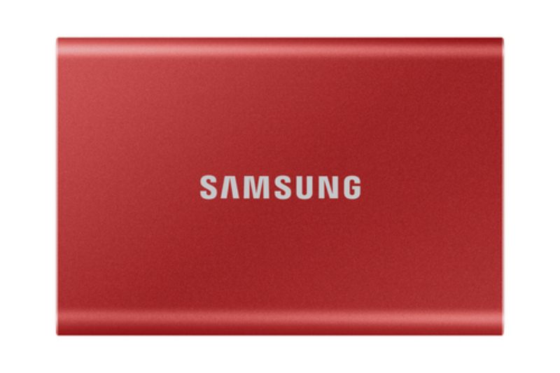 Samsung - SSD External 1TB T7 USB3.2C G2 Red