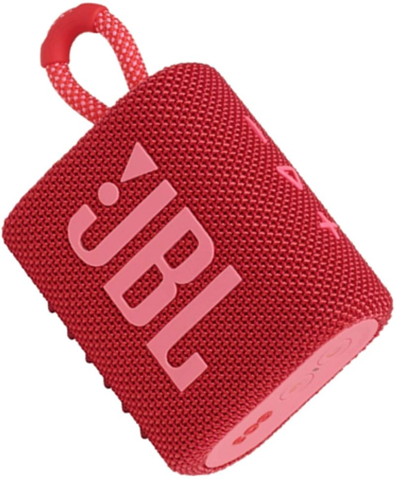 JBL - Go3 Portable Speaker IPX67 Red