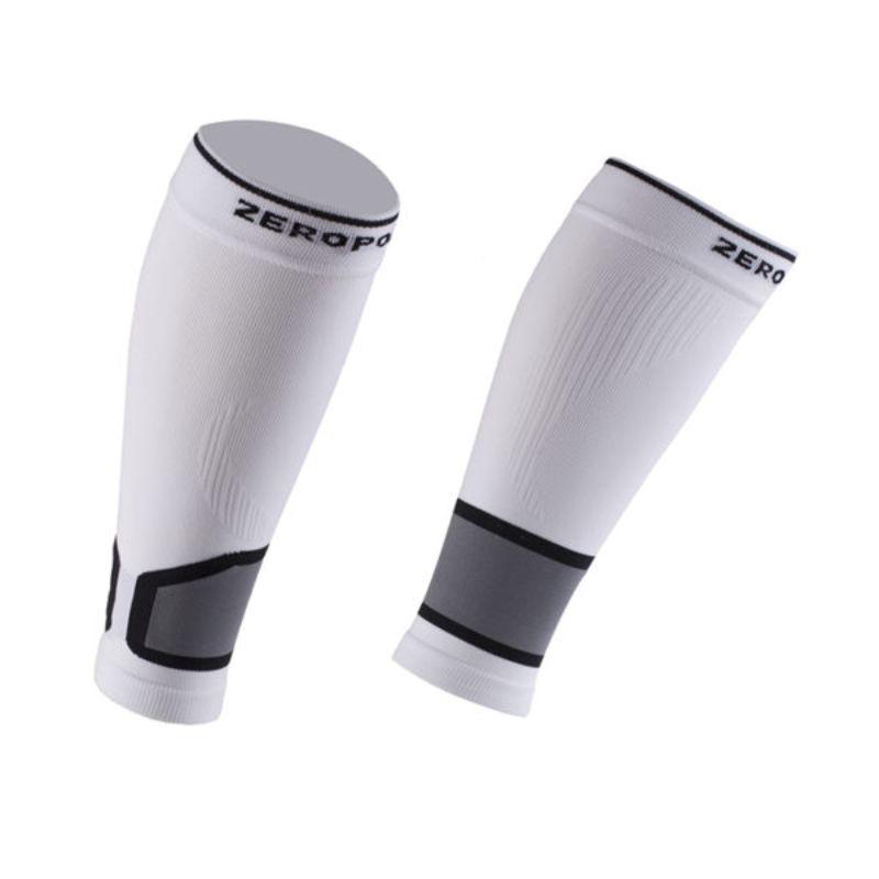 Intense 2.0 Compression Calf Sleeves - White/Grey