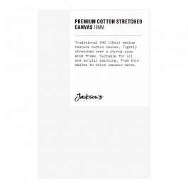 Jackson's: Single: Premium Cotton Canvas: 10oz 19mm Profile 10x15cm (Apx.4x6in)