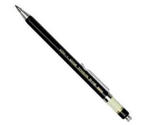 To DC Koh-I-Noor: Mechanical Clutch Pencil Leadholder for 2mm Leads 5900 Black