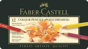 Faber Castell: Polychromos Pencil: Metal Tin Set