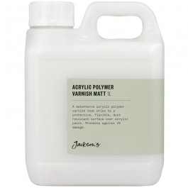 Jackson's Acrylic Polymer Varnish MATTE: 1 litre with UV stabilisers