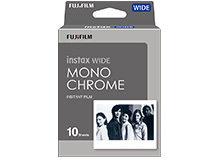 Fuji Instax Wide Format Instant Film - Monochrome (B&W) - 10 shots