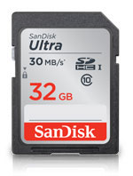 SanDisk SD Ultra 32Gb 30MB/s Class 10