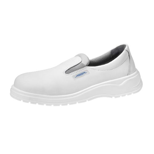 Occupational shoes light Loafer - White Smooth Leather