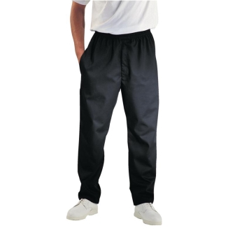 Chef Works Unisex Easyfit Chefs Trousers Black