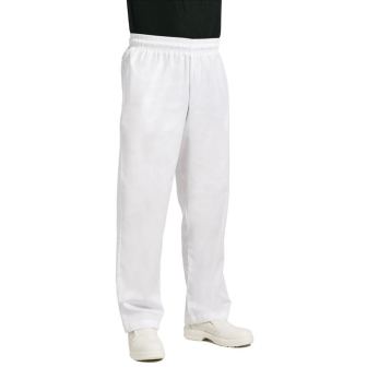 Chef Works Unisex Easyfit Chefs Trousers White