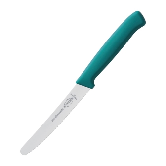 Dick Pro Dynamic Serrated Utility Knife Turquoise 11cm