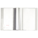 Display Book A4 20 Pocket Glass Clear Trans Clear - Each