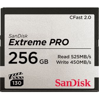SanDisk Extreme PRO® CFast™ 2.0 Card 256GB