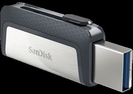 SanDisk Ultra 32GB Dual USB Flash Drive USB 3.1 Type-C