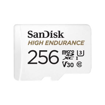 SanDisk High Endurance microSDHC Card with Adapter 256GB
