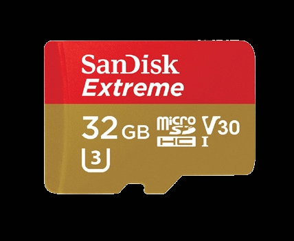 SanDisk Extreme microSDHC and microSDXC Action Cam Card 32GB
